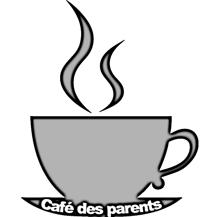Logo Café des parents (version noir et grise)